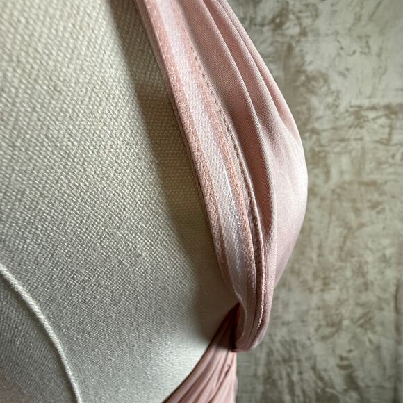 House of CB Dominique Maxi Dress Nude Ruched Backless Wrap | Medium - Picture 7 of 16